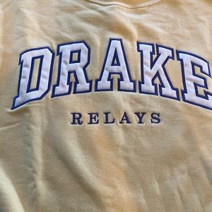 Drake Relays 2xl Butter Yellow Sweatshirt